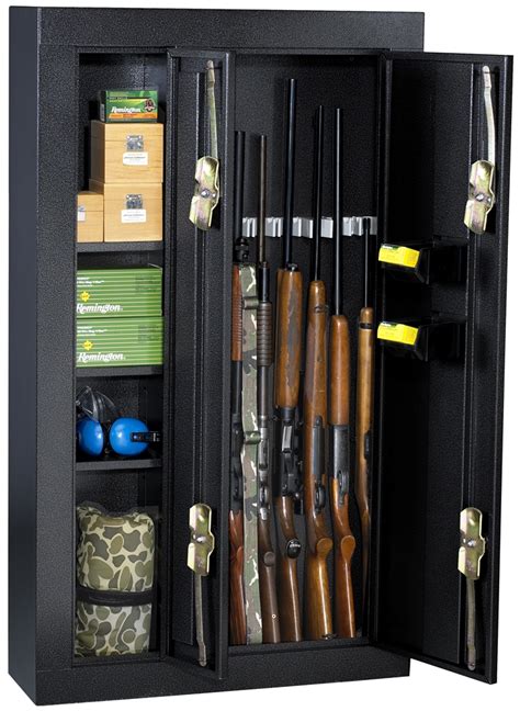 8-gun double door steel gun cabinet|homak 8 gun storage cabinet.